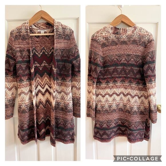 99 JANE STREET Western Boho Open Front Duster Medium - Picture 1 of 10